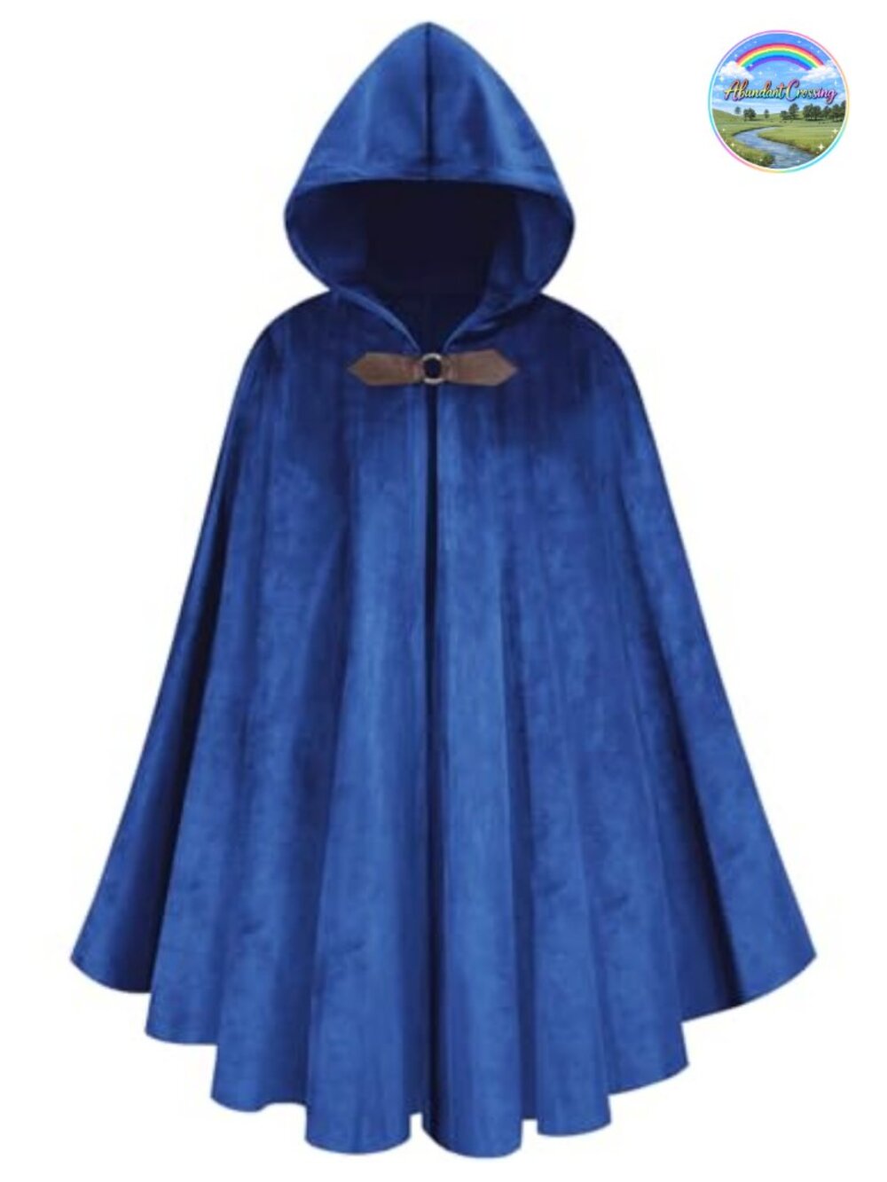 Renaissance Hooded Cape Velvet Medieval Cloak Halloween Costume